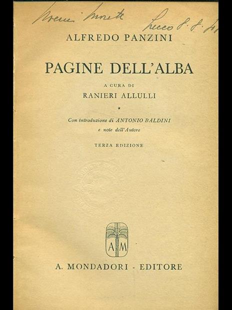 Pagine dell'alba - Alfredo Panzini - 2