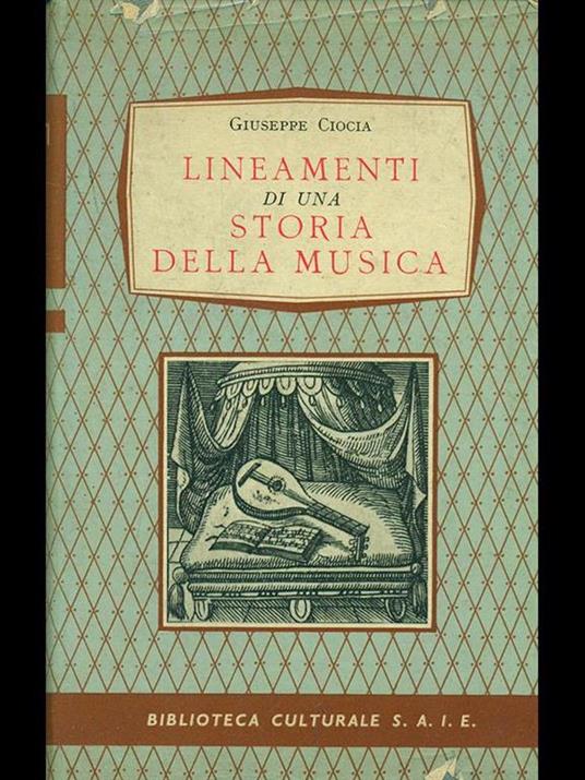 Lineamenti di una storia della musica - copertina