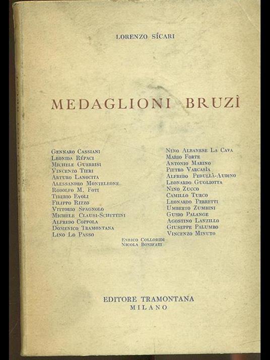 Medaglioni bruzi - Lorenzo Sicari - copertina