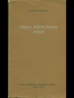 Opera dodicesima: poesie