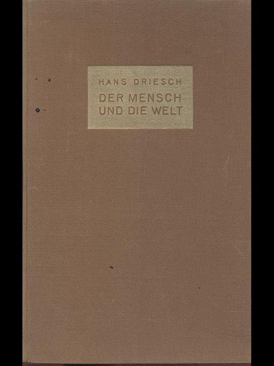 Der Mensch und die welt - copertina