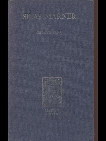 Silas Marner - George Eliot - copertina