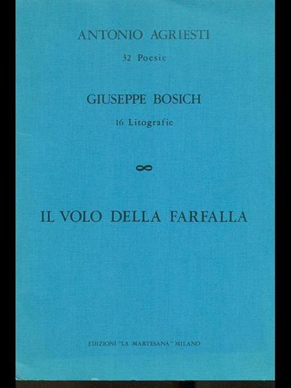 Il volo della farfalla - Antonio Agriesti - copertina