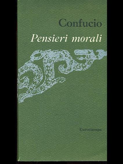 Pensieri morali - Confucio - copertina
