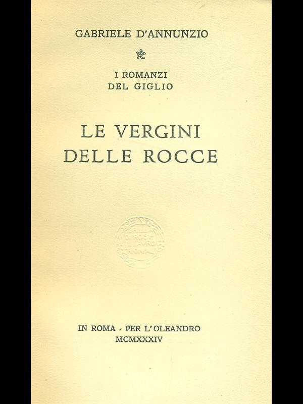 Le vergini delle rocce