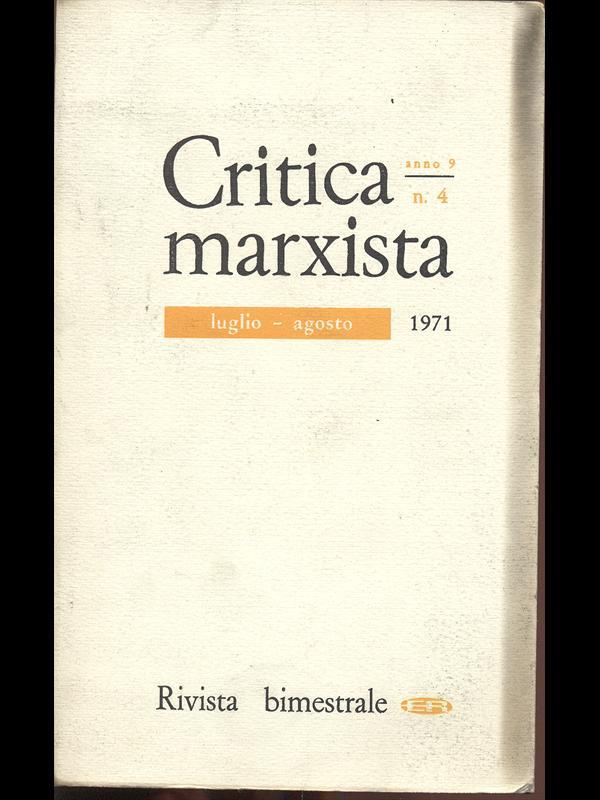 Critica marxista n 4