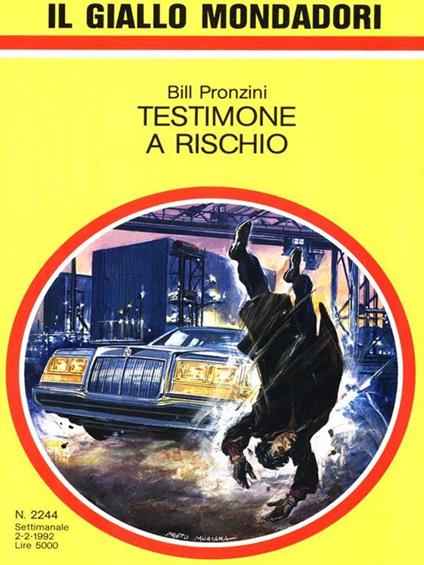 Testimone a rischio - Bill Pronzini - copertina