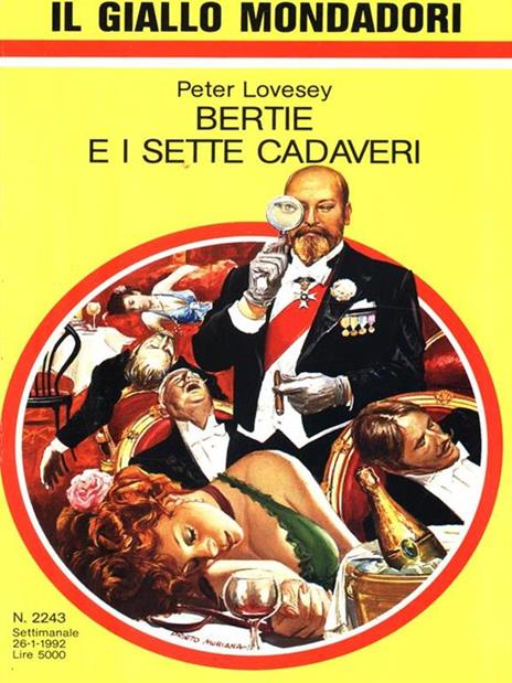 Bertie e i sette cadaveri - Peter Lovesey - copertina