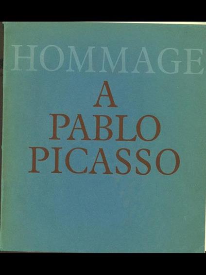 Hommage a Pablo Picasso - copertina
