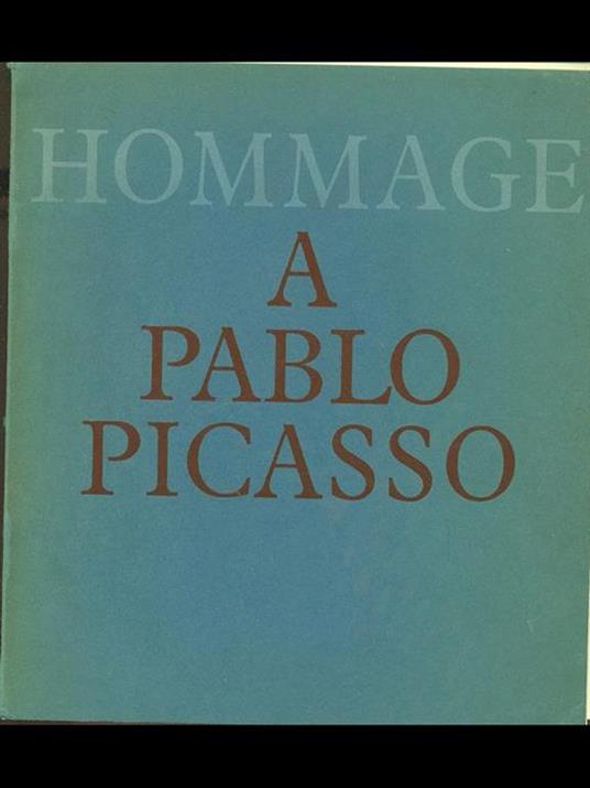 Hommage a Pablo Picasso - copertina