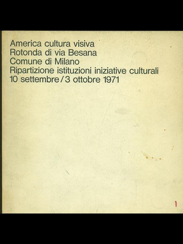 America cultura visiva