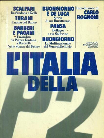 L' Italia della P2 - copertina