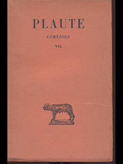 Plaute. Comédies VII - copertina