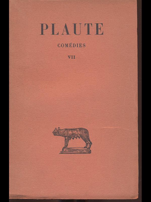 Plaute. Comédies VII