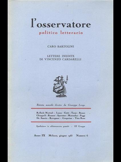 L' osservatore n 6 - copertina