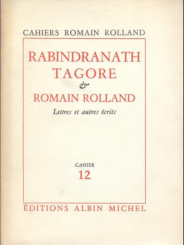 Rabindranath Tagore et Romain Rolland