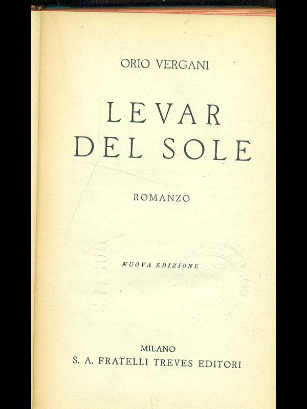 Levar del sole