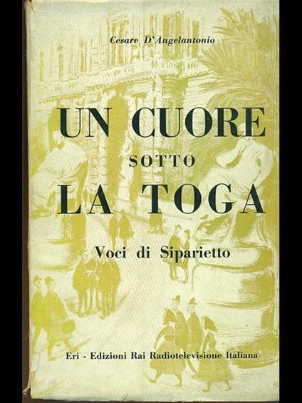Un cuore sotto la toga - Cesare D'Angelantonio - copertina