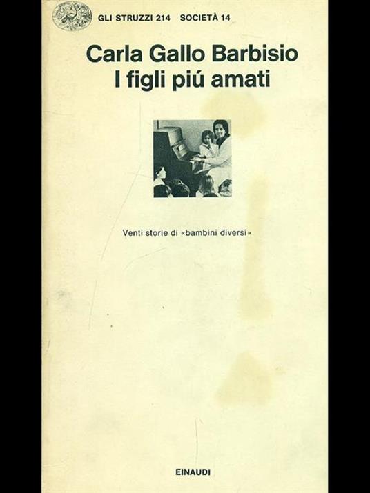 I figli più amati - Carla Gallo Barbisio - copertina