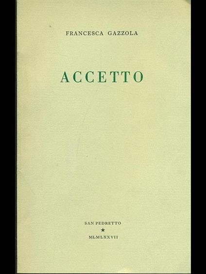 Accetto - copertina
