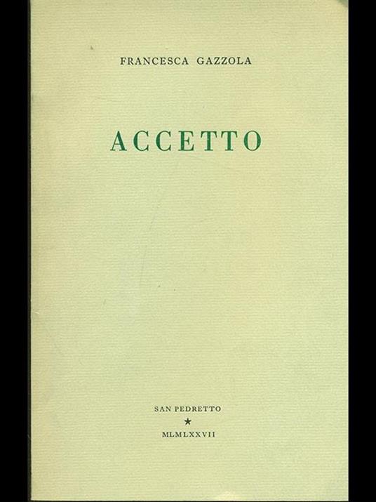 Accetto - copertina