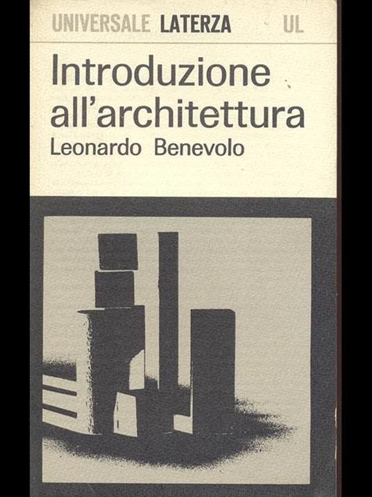 Introduzione all'architettura - Leonardo Benevolo - 3