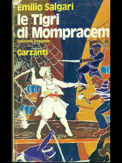 Le tigri di Mompracem - Emilio Salgari - copertina