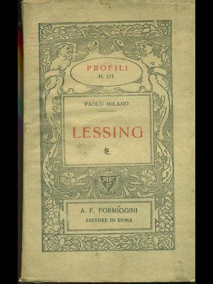 Lessing - Paolo Milano - copertina