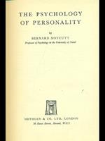 The psychology of personality