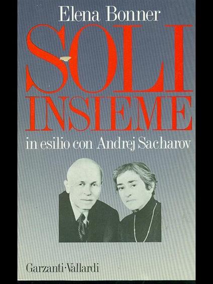 Soli insieme - Elena Bonner - copertina