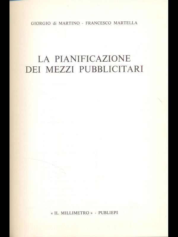 La pianificazione dei mezzi pubblicitari