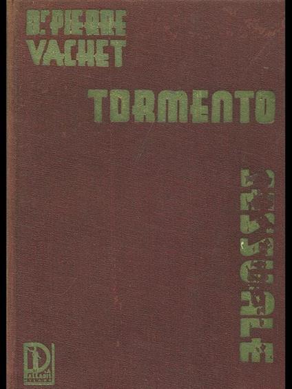 Tormento sessuale - Pierre Vachet - copertina
