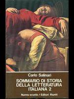 Sommario di storia della letteratura italiana 2