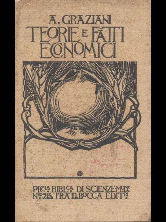 Teorie e fatti economici - copertina