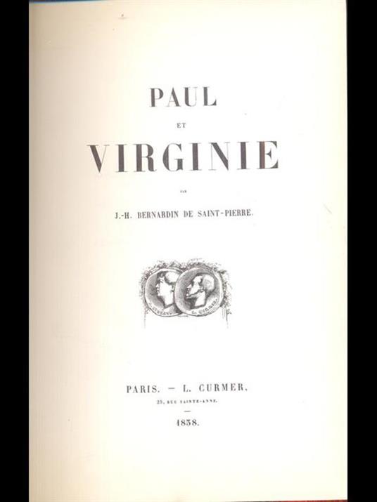 Paul et Virginie  - J. H. Williams - copertina