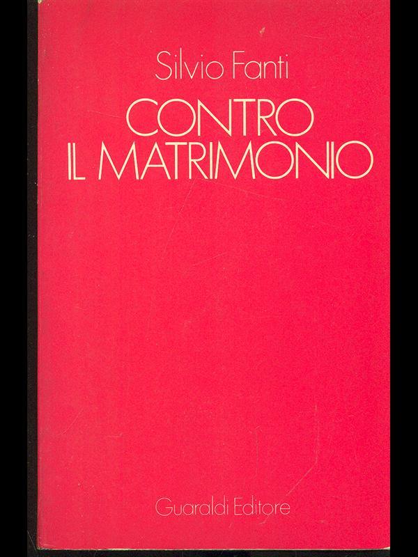 Contro il matrimonio