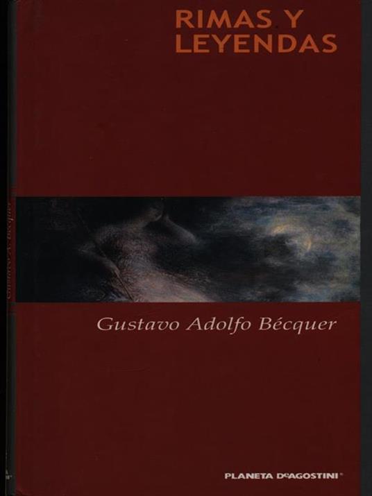 Rimas y leyendas - Gustavo Adolfo Bécquer - copertina