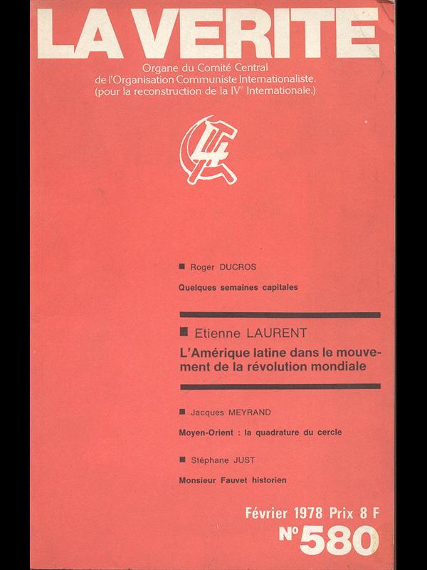 La Verite n 580