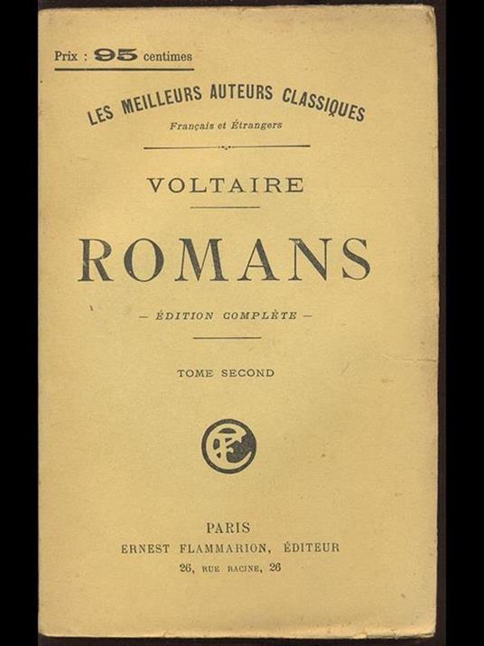 Romans II - Voltaire - copertina