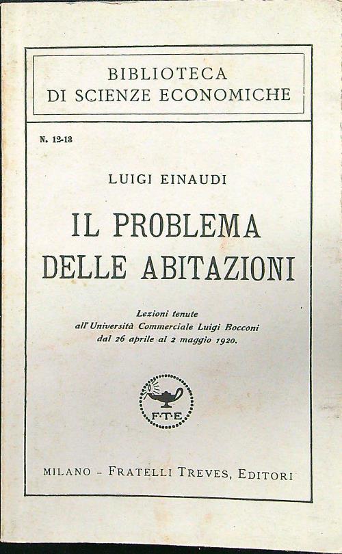 Il problema delle abitazioni