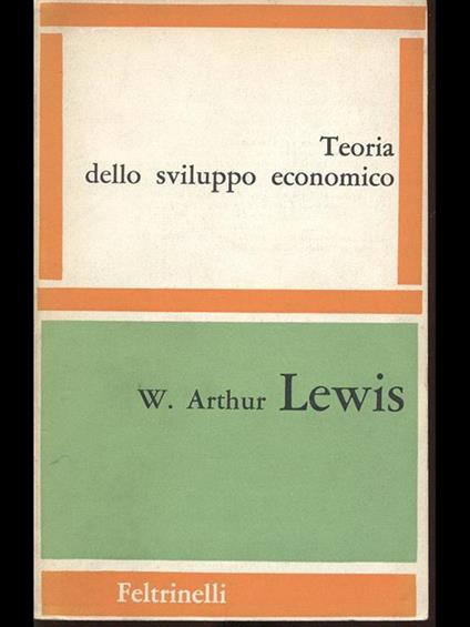 Teoria dello sviluppo economico - W. Arthur Lewis - copertina