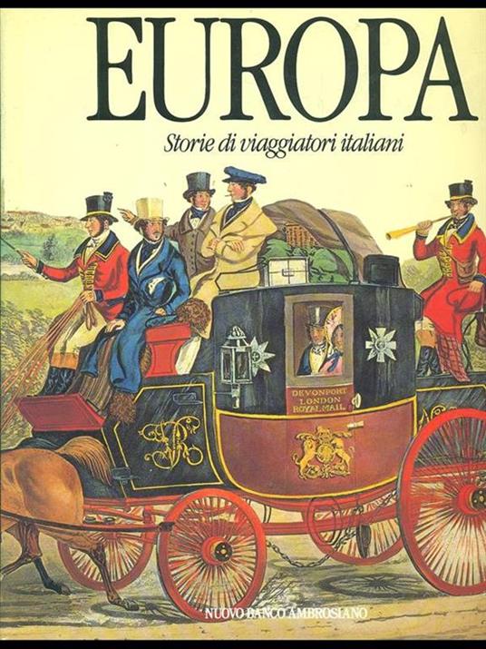 Europa, storie di viaggiatori italiani - copertina