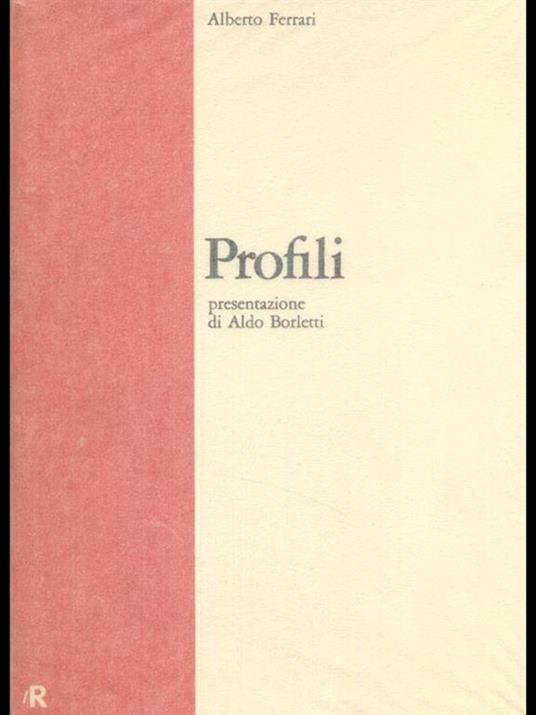Profili - Aldo Ferrari - copertina