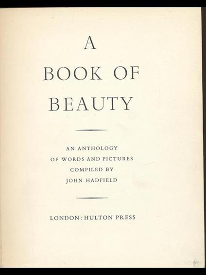 A Book of Beauty - copertina