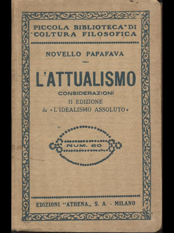 L' Attualismo