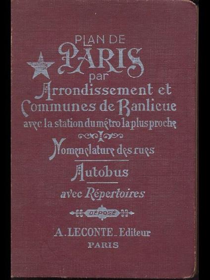 Guide indicateur des Ruess de Paris - copertina