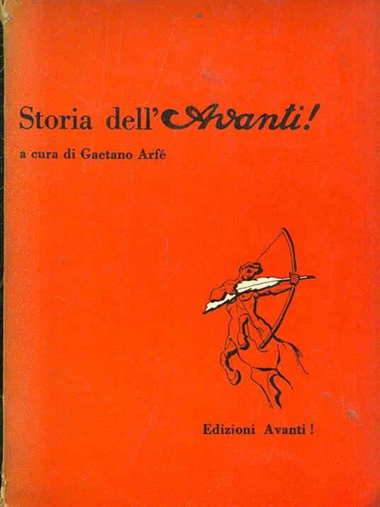 Storia dell'Avanti! - Gaetano Arfè - copertina