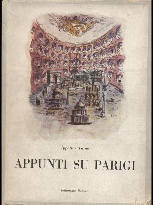 Appunti su Parigi - Hippolyte Taine - copertina
