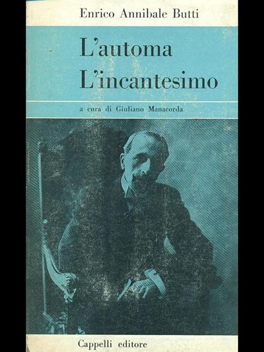L' automa, L' incantesimo - copertina