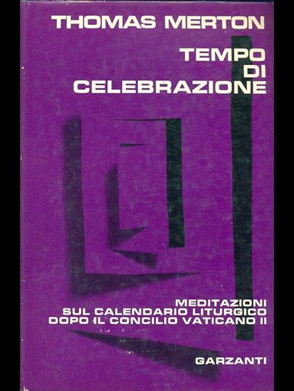 Tempo di celebrazione - Thomas Merton - copertina